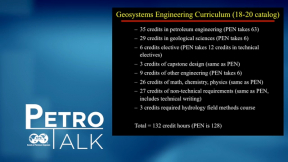 Importance of Geoscience Engineering Coursework for Petroleum Engineers