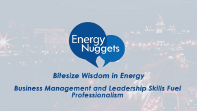 SPE Energy Nuggets: Business Management and Leadership Skills Fuel Professionalism