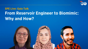 SPE Live: Gaia Talk - From Reservoir Engineer to Biomimic