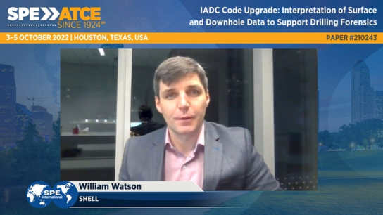 ATCE Abstract Video | Code Upgrade: Interpretation of Surface and Downhole Data To Support Drilling Forensics