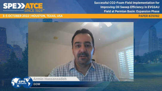ATCE Abstract Video | Successful CO2-Foam Field Implementation for Improving Oil Sweep Efficiency in EVGSAU Field at Permian Basin