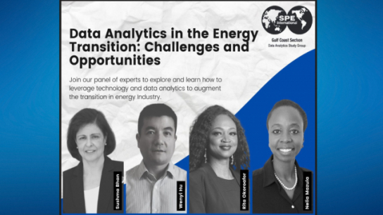 SPE Gulf Coast Section | Data Analytics in the Energy Transition: Challenges and Opportunities